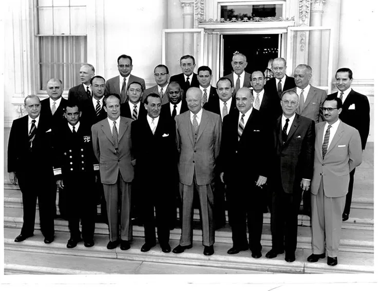 Fotografía histórica del archivo del despacho