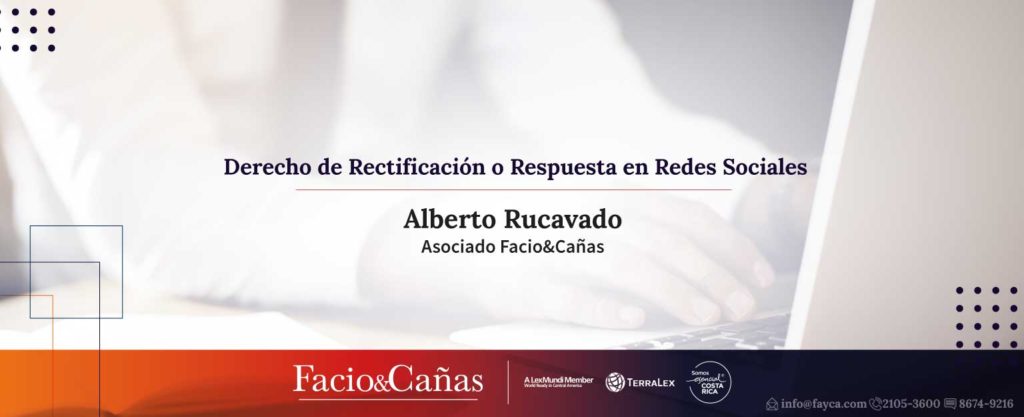 Derecho de Rectificación o Respuesta en Redes Sociales