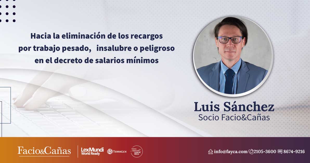 Hacia la eliminación de los recargos por trabajo pesado, insalubre o peligroso en el decreto de salarios mínimos