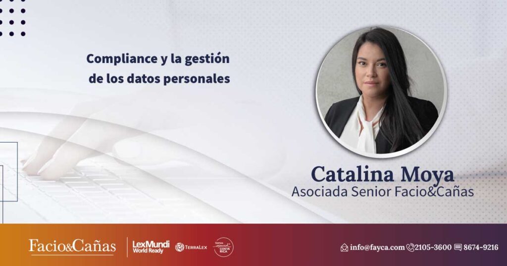 Compliance y la gestión de los datos personales