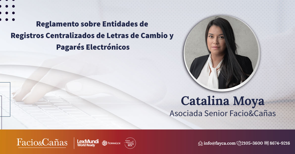 Reglamento sobre Entidades de Registros Centralizados de Letras de Cambio y Pagarés Electrónicos