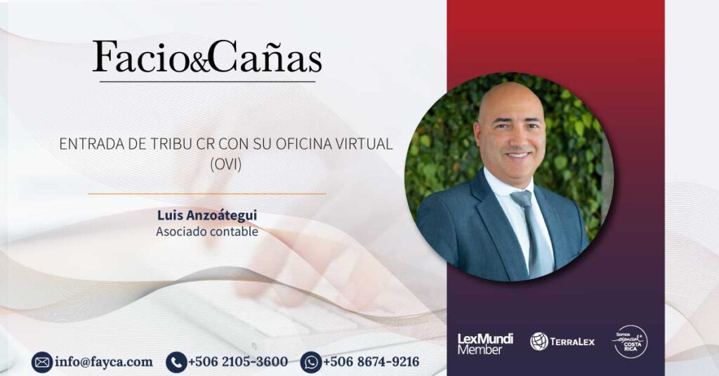 Entrada de TRIBU CR con su Oficina Virtual (OVI)