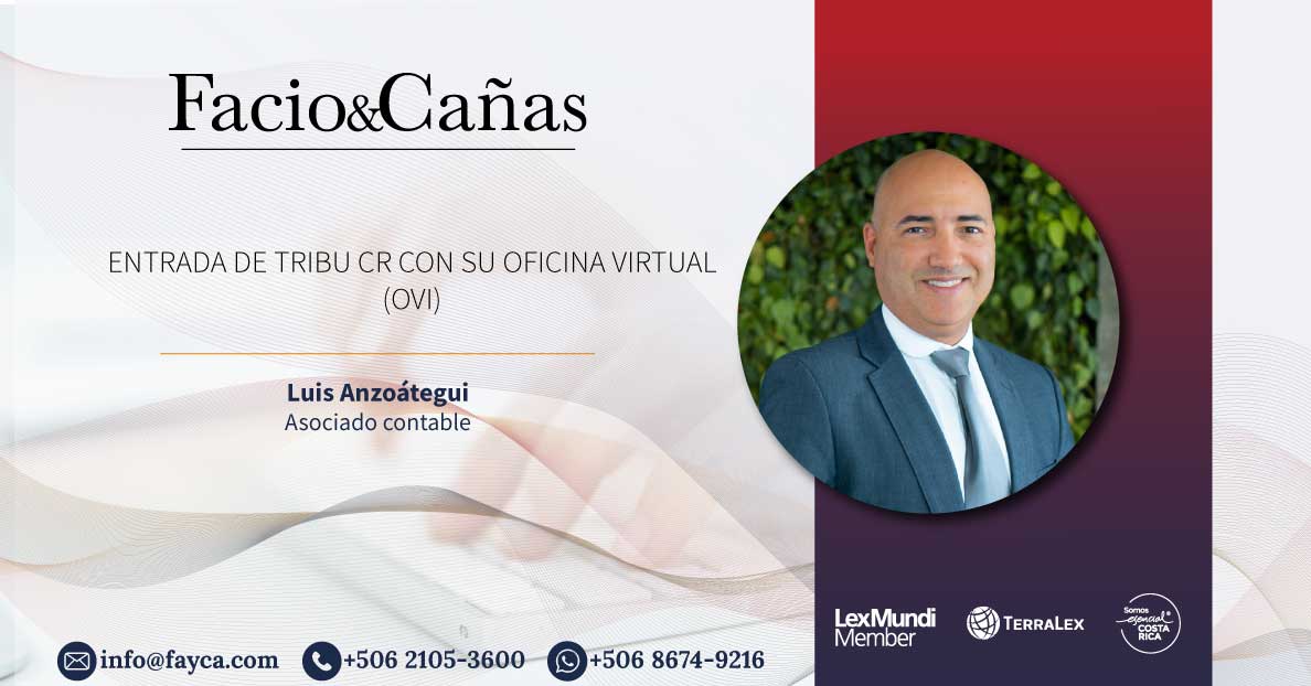 Entrada de TRIBU CR con su Oficina Virtual (OVI)